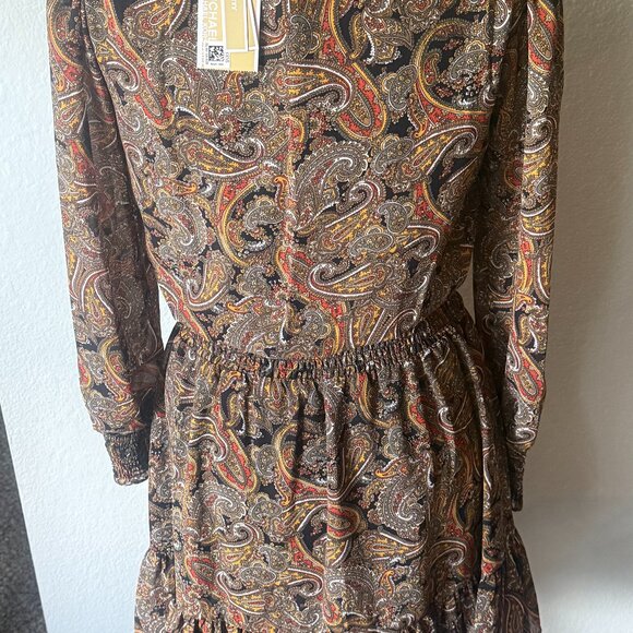 Michael Kors Paisley-Print Dress - Picture 7 of 7